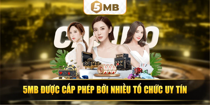 5MB được cấp phép bởi nhiều tổ chức uy tín