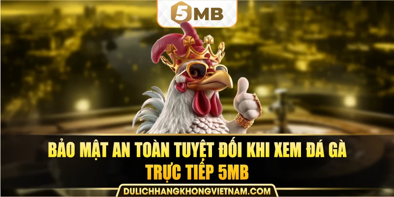Bảo mật an toàn tuyệt đối khi xem đá gà trực tiếp 5MB.