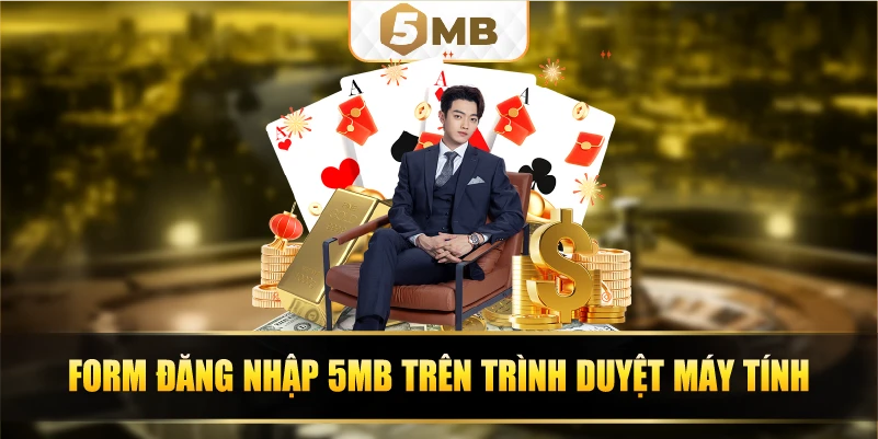 Form đăng nhập 5MB trên trình duyệt máy tính